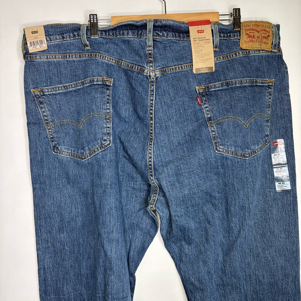 NWT Levis 505 Big & Tall 48/32 Stretch - Picture 8 of 14